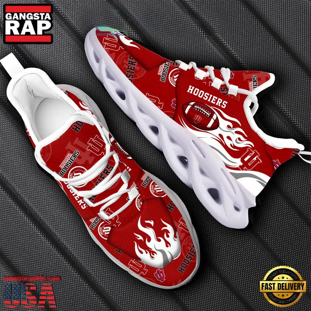 NCAA Indiana Hoosiers New Design Max Soul Shoes, Running Sneakers