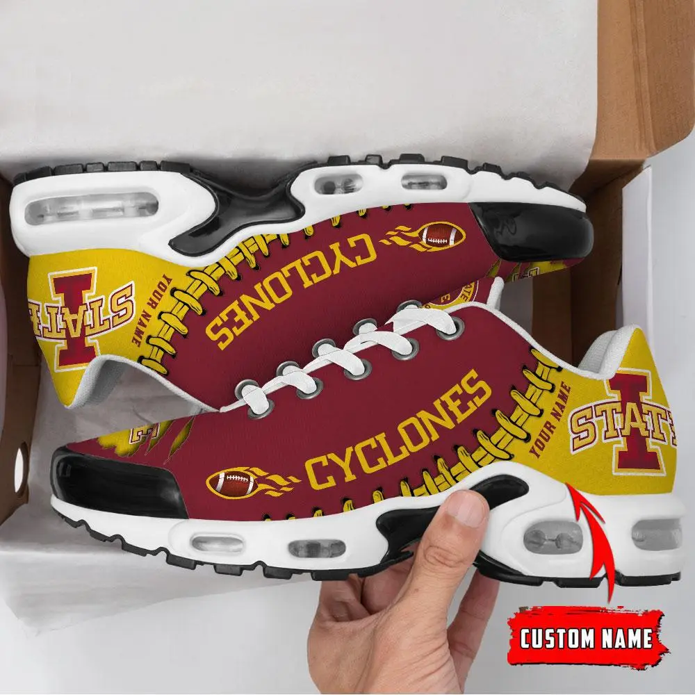 NCAA Iowa State Cyclones Football Custom New Design Air Max Plus Shoes Running Sneakers