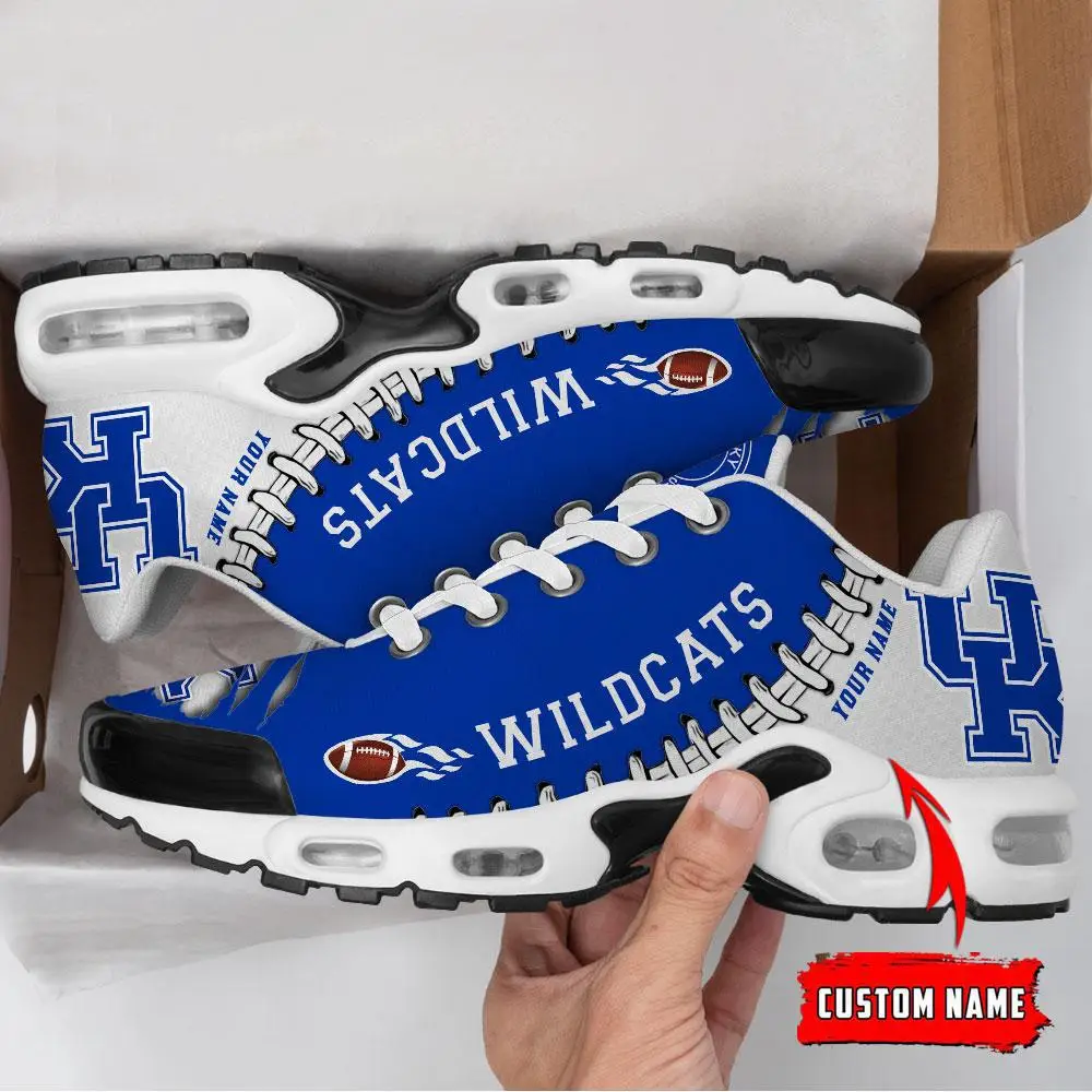 NCAA Kentucky Wildcats Football Custom New Design Air Max Plus Shoes Running Sneakers