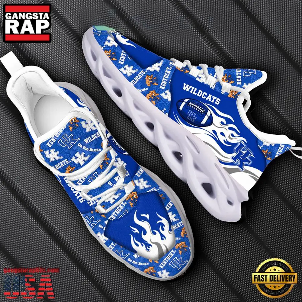 NCAA Kentucky Wildcats New Design Max Soul Shoes, Running Sneakers NCAA Kentucky Wildcats New Design Max Soul Shoes, Running Sneakers - Image 1