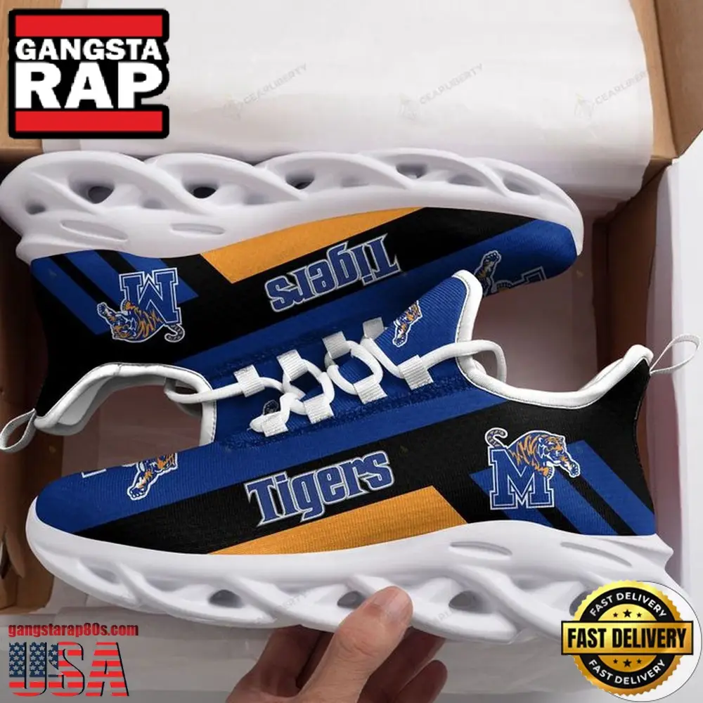 NCAA Memphis Tigers Unique Design Max Soul Shoes Running Sneakers NCAA Memphis Tigers Unique Design Max Soul Shoes Running Sneakers - Image 1