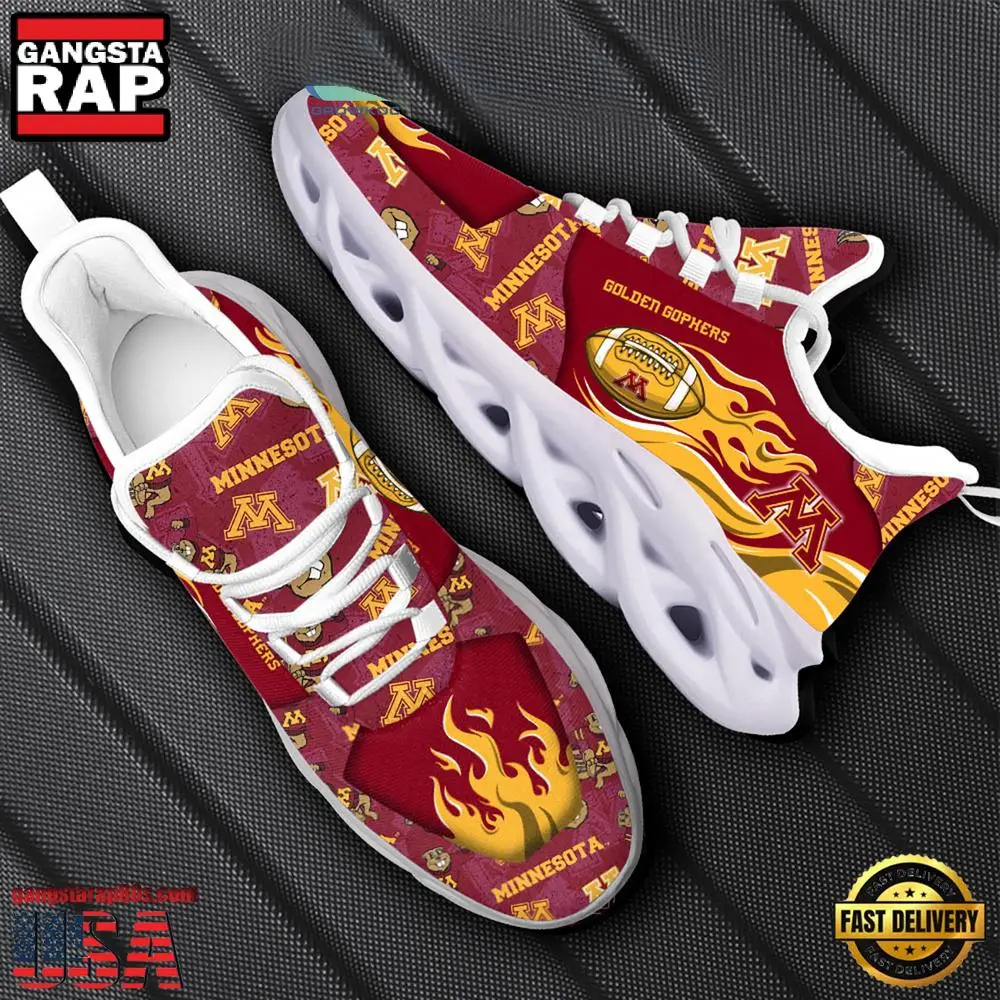 NCAA Minnesota Golden Gophers New Design Max Soul Shoes, Running Sneakers