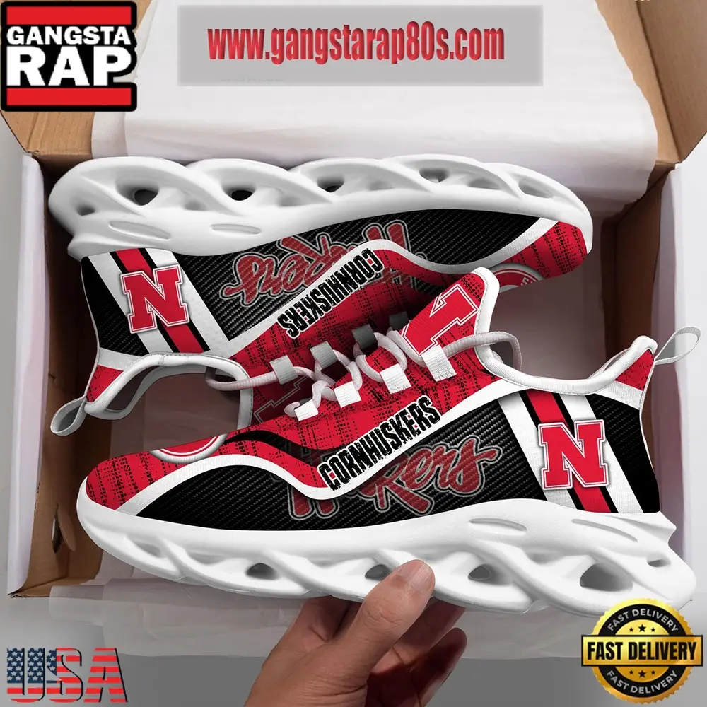 NCAA Nebraska Cornhuskers New Design Max Soul Shoes Running Sneakers