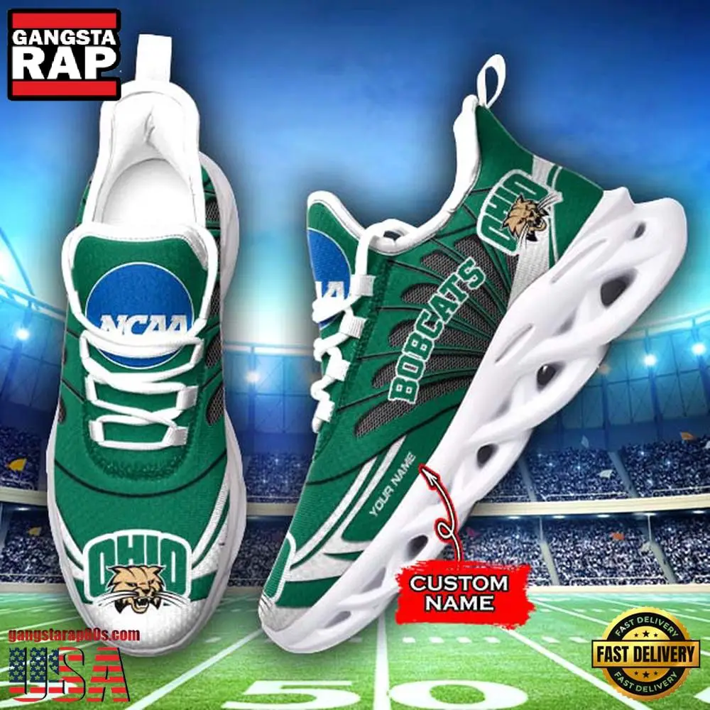 NCAA Ohio Bobcats Custom Name Max Soul Shoes Sneakers