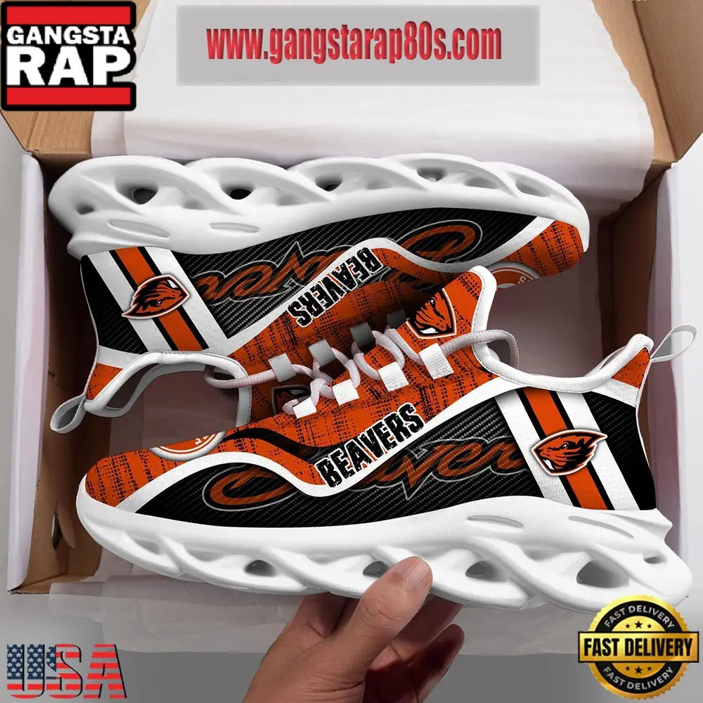 NCAA Oregon State Beavers New Design Max Soul Shoes Running Sneakers NCAA Oregon State Beavers New Design Max Soul Shoes Running Sneakers - Image 1
