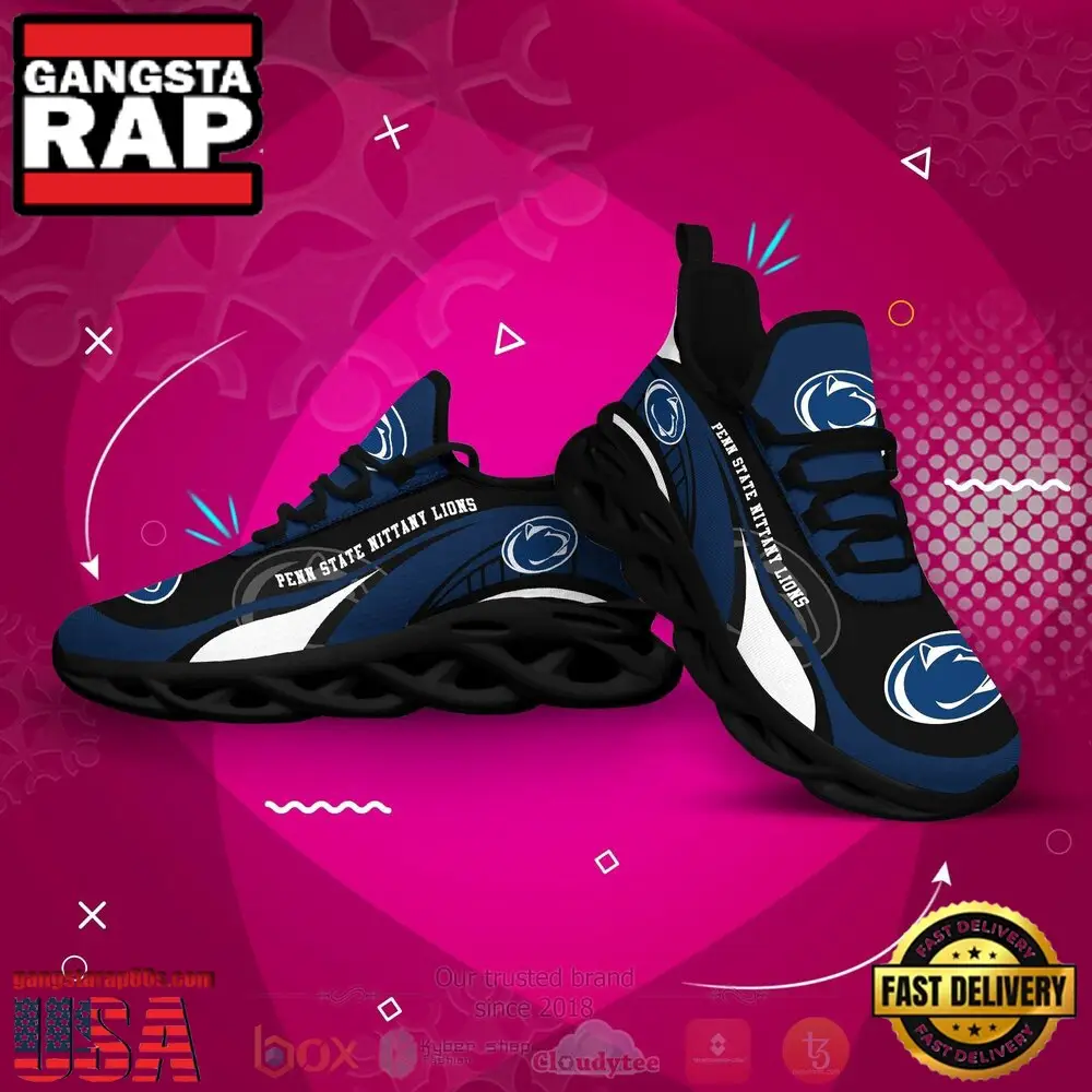 NCAA Penn State Nittany Lions Football Clunky Unique Design Max Soul Shoes Running Sneakers