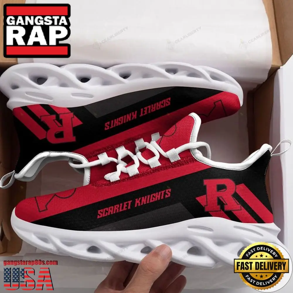 NCAA Rutgers Scarlet Knights Unique Design Max Soul Shoes Running Sneakers