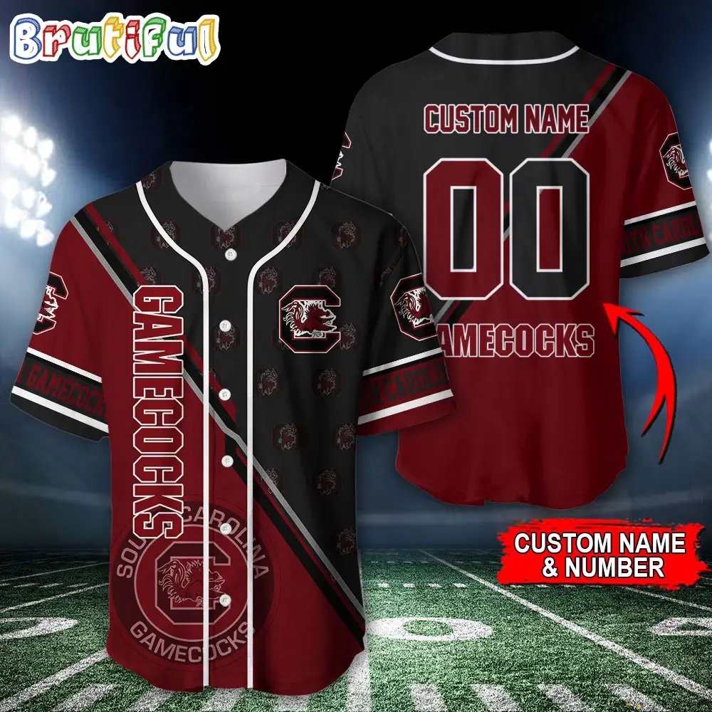 Ncaa South Carolina Gamecocks Baseball Jersey, Custom Sport Jersey Shirt