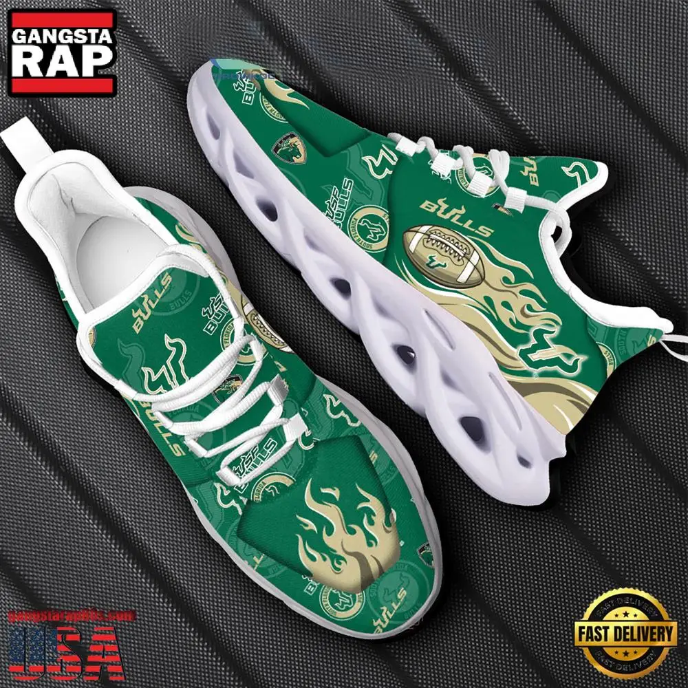 NCAA South Florida Bulls New Design Max Soul Shoes, Running Sneakers