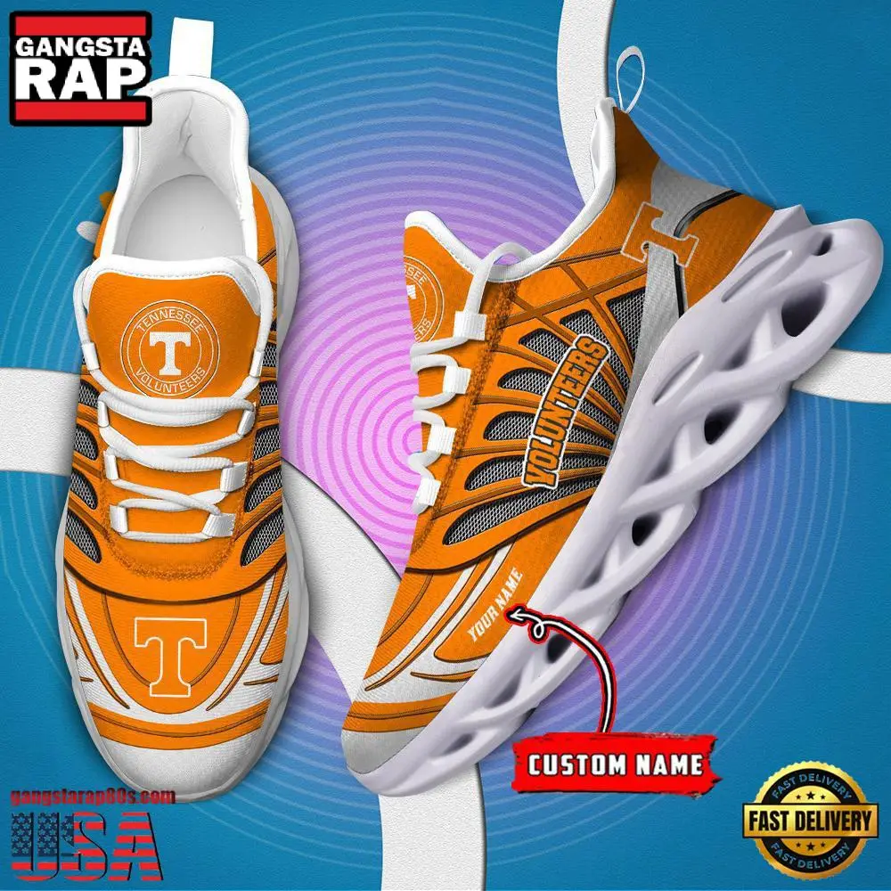 NCAA Tennessee Volunteers Custom Name Max Soul Shoes Sneaker