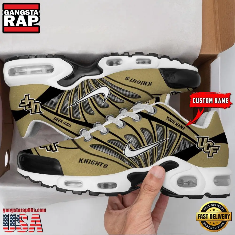 NCAA UCF Knights Sport Football Logo Custom Name Air Max Plus Shoes Running Sneakers NCAA UCF Knights Sport Football Logo Custom Name Air Max Plus Shoes Running Sneakers - Image 1