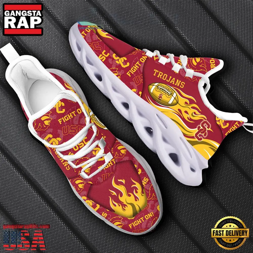 NCAA USC Trojans New Design Max Soul Shoes, Running Sneakers