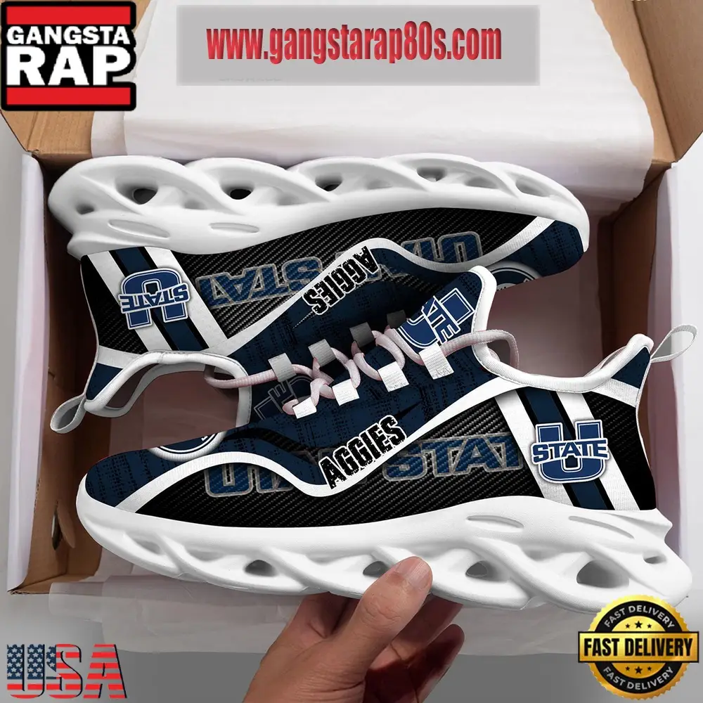 NCAA Utah State Aggies New Design Max Soul Shoes Running Sneakers NCAA Utah State Aggies New Design Max Soul Shoes Running Sneakers - Image 1