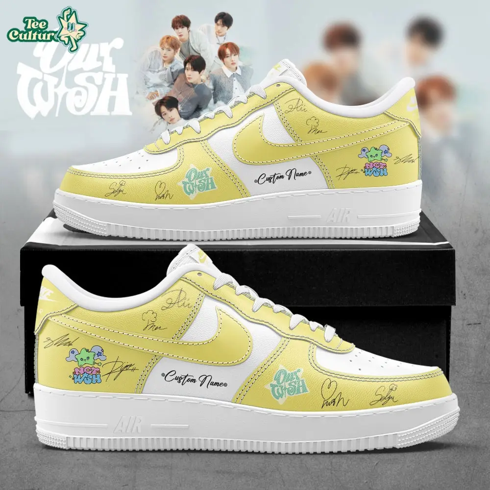 NCT WISH INTO THE WISH Our WISH 1st Concert Tour Custom Name Sneakers