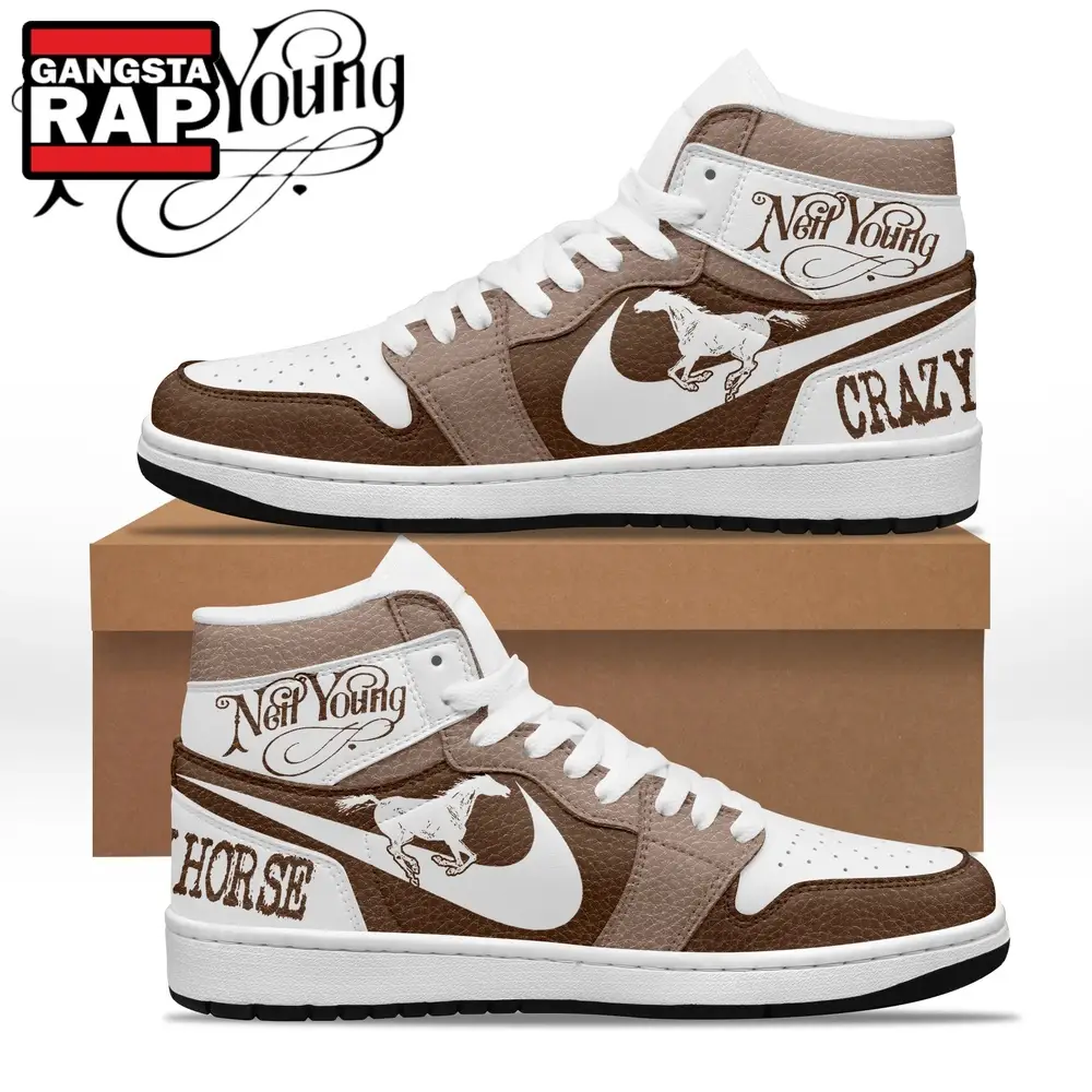 Neil Young Crazy Horse Love Earth Tour Air Jordan 1 Shoes