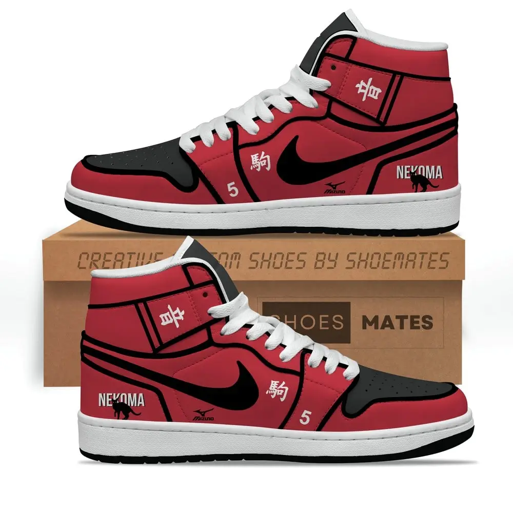 Nekoma Haikyuu J1 High Top Shoes Nekoma Haikyuu J1 High Top Shoes - Image 1