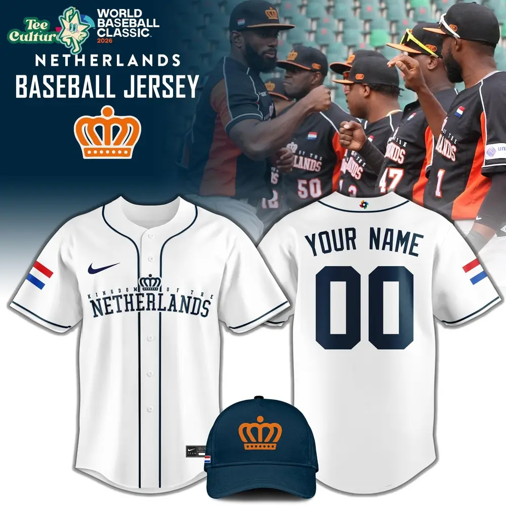 Netherlands Baseball 2026 World Baseball Classic Jersey Limited Edition White