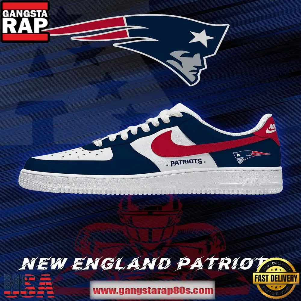 New England Football Limited NFL Air Force 1 Sneakers Shoes