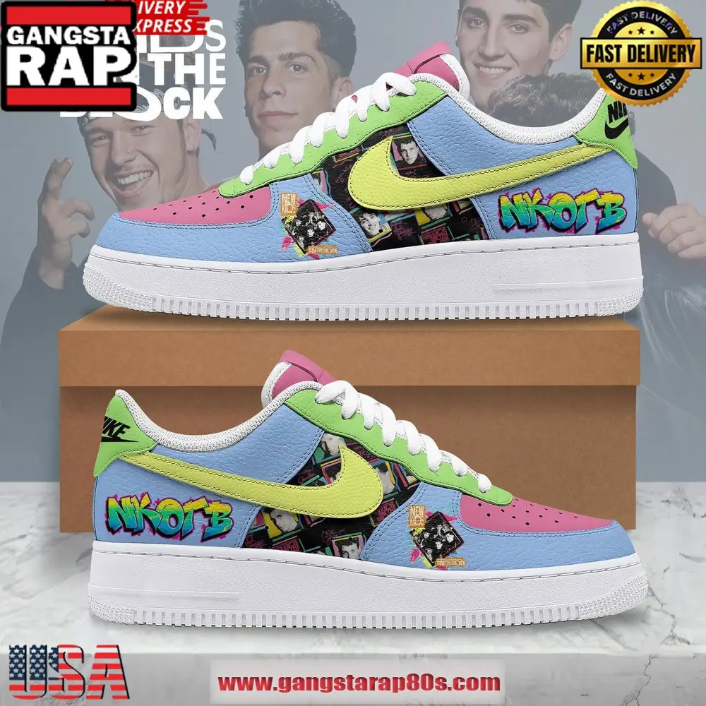 New Kids On The Block Collab Nike Special Edition Air Force 1 Sneakers Shoes