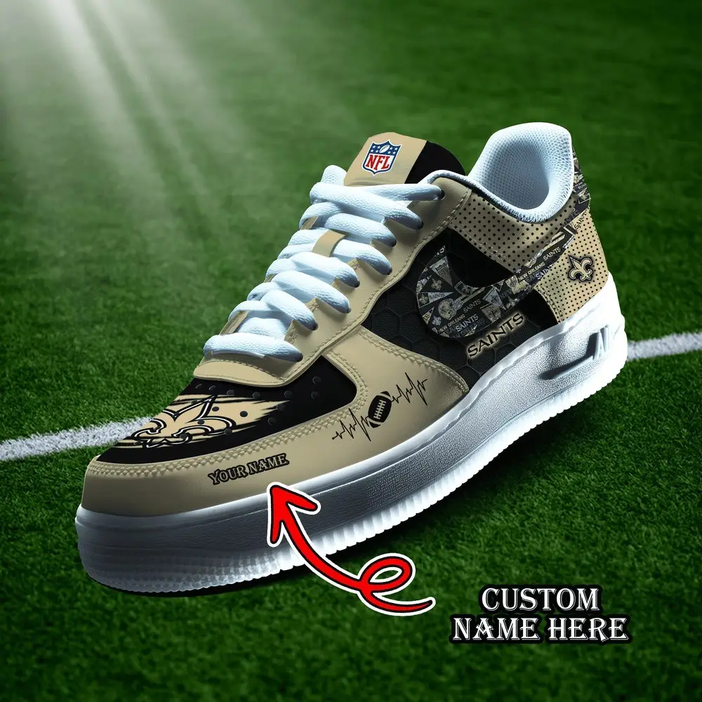 New Orleans Saints Personalized Version 7 AF1 Shoes
