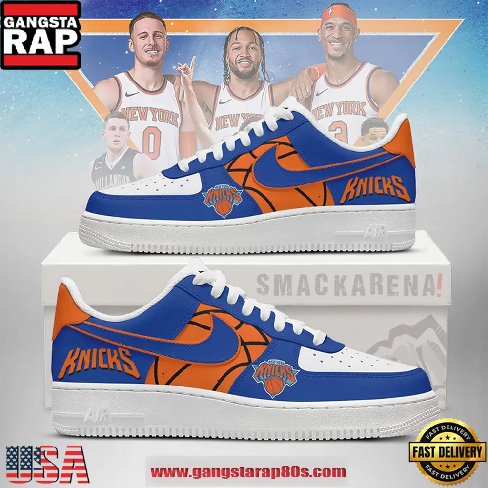 New York Knicks NBA New 2026 Version Air Force 1 Sneakers Shoes