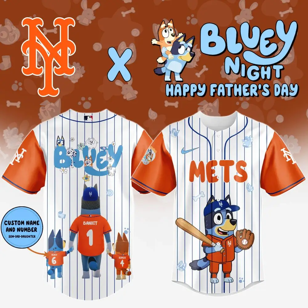 New York Mets Happy Father’S Day Limited Edition Custom Baseball Jersey