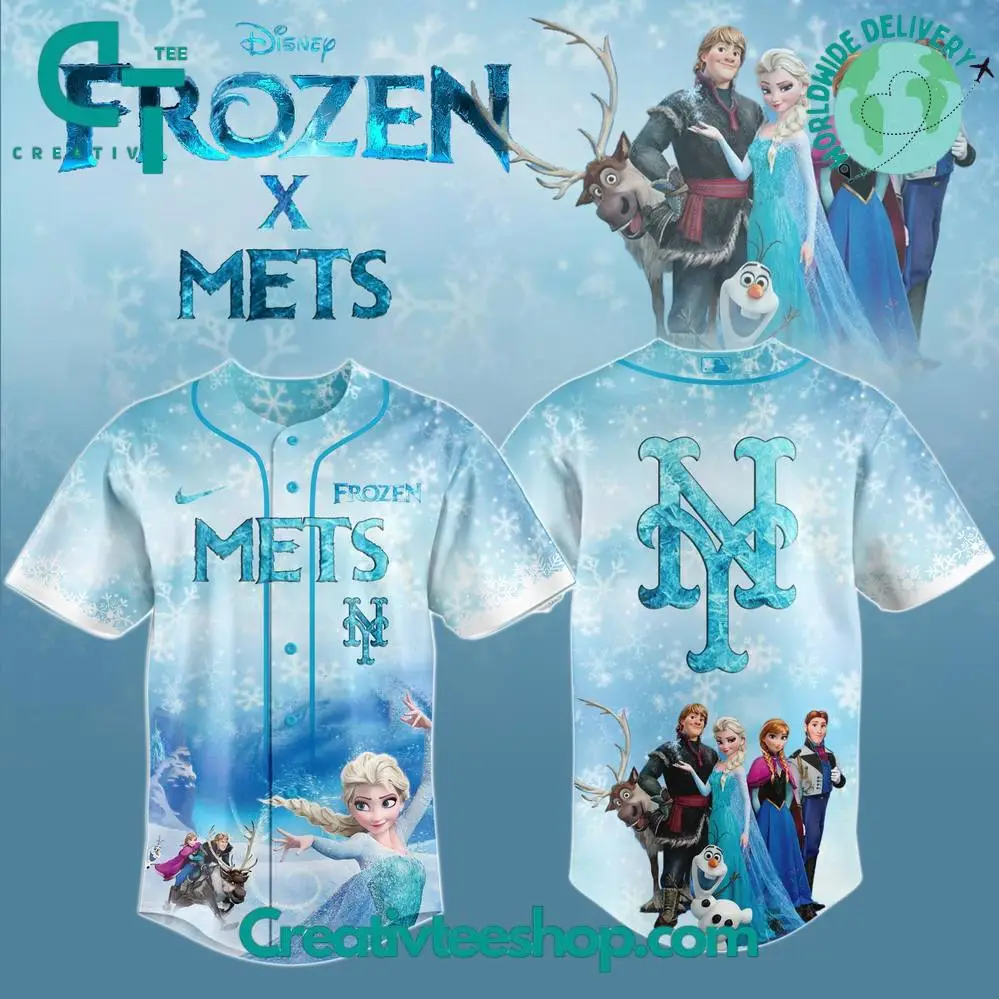 New York Mets Mlb X Frozen Special Baseball Jersey