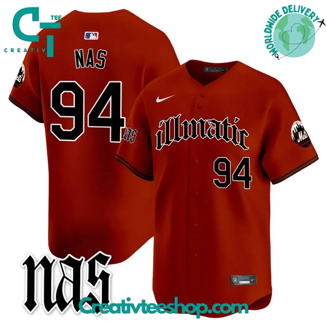 New York Mets Nas Illmatic Baseball Jersey
