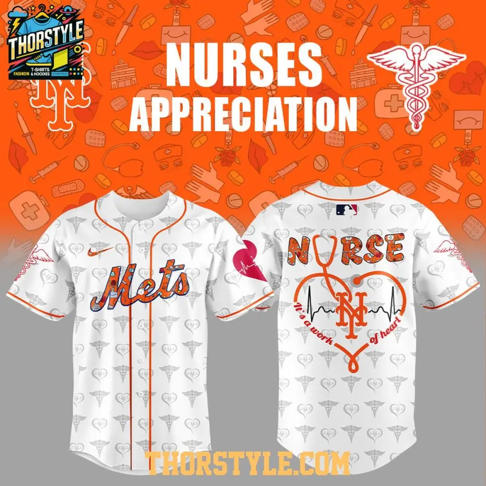 New York Mets Nurses Appreciation Day 2025 Baseball Jersey