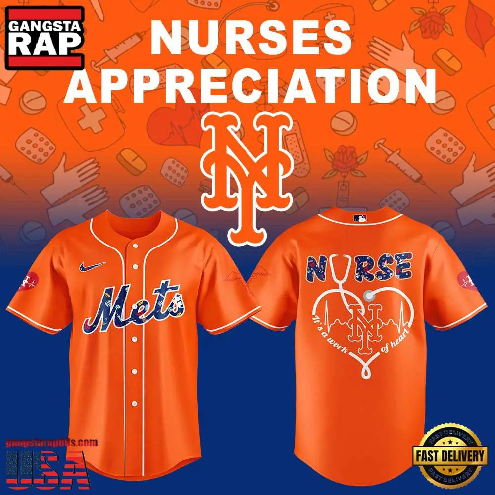 New York Mets NURSES NIGHT 2025 3D PrintBaseball Jersey Shirt