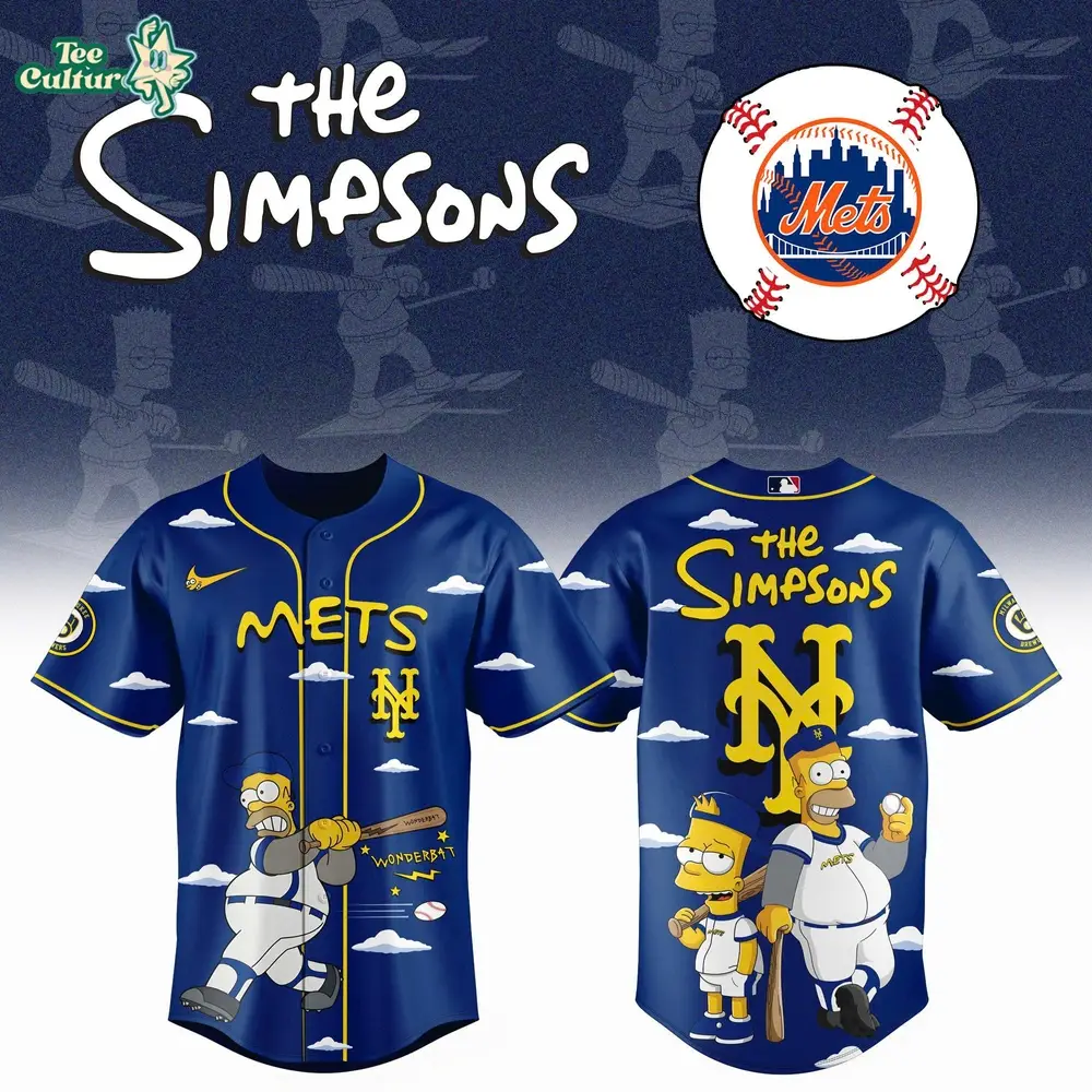 New York Mets The Simpsons 2026 Limited Edition Jersey Jogger Cap Set