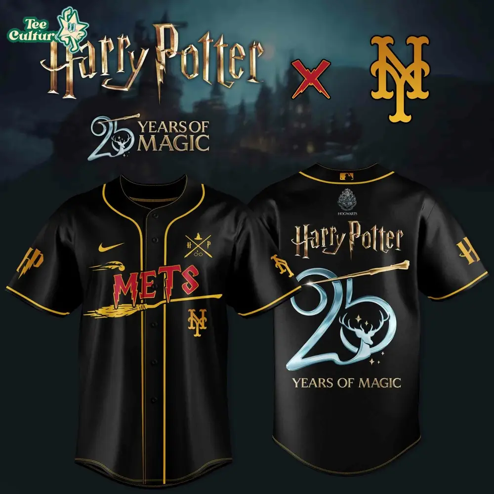 New York Mets X Harry Potter – 25 Years of Magic Baseball Jersey 2026