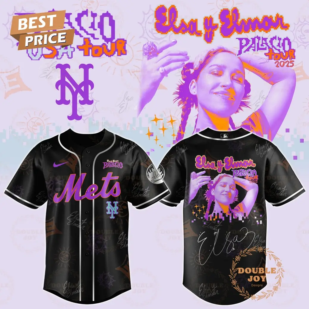 New York Mets x x Elsa Y Elmar USA Tour Limited Edition 2025 Baseball Jersey