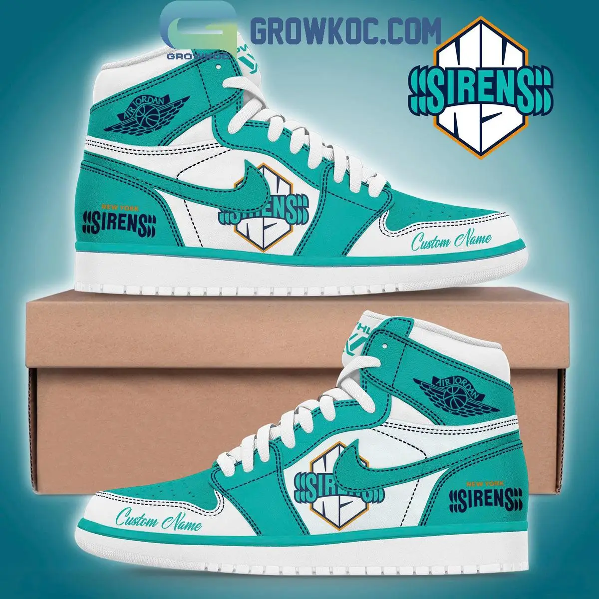 New York Sirens New Edition Air Jordan 1 Shoes