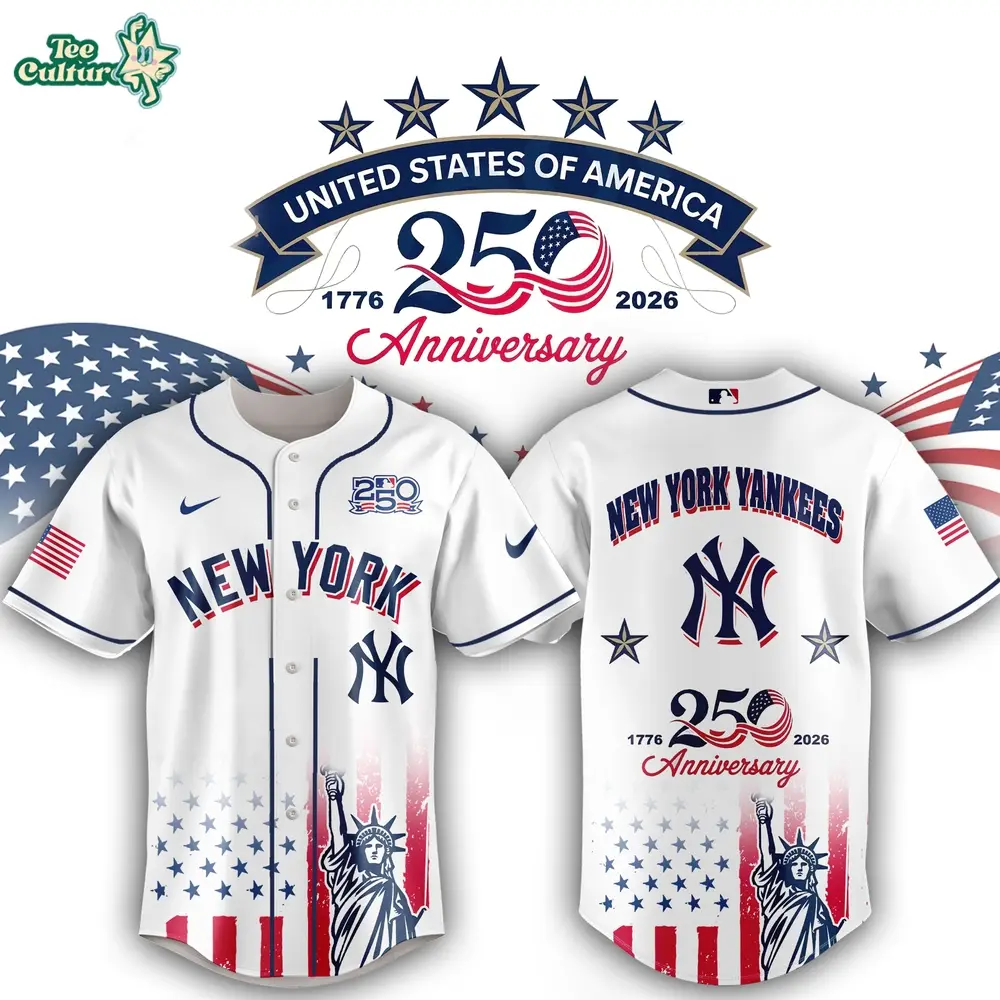 New York Yankees 250th Anniversary United States Semiquincentennial Fan Jersey