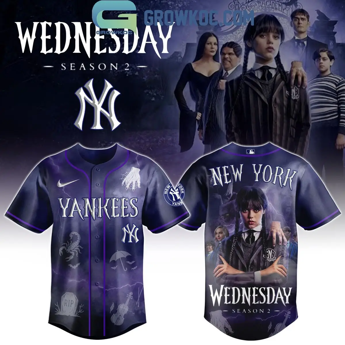New York Yankees Celebration Wednesday Season 2 Jersey