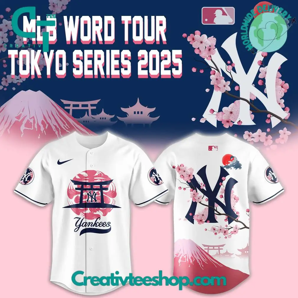 New York Yankees Fuji Mount "Tokyo Series" 2025 Baseball Jersey