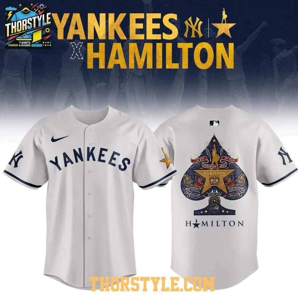 New York Yankees Hamilton 2026 Night Celebarte Baseball Jersey New York Yankees Hamilton 2026 Night Celebarte Baseball Jersey - Image 1