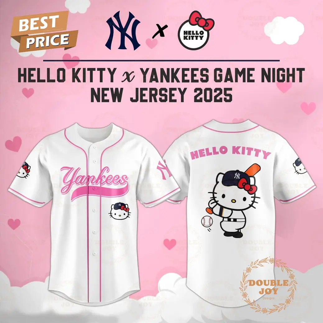 New York Yankees Hello Kitty X Cubs Game Night 2025 New Limited Edition Baseball Jersey
