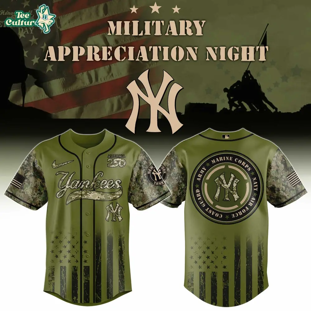 New York Yankees Military Appreciation 2026 Limited Edition Baseball Jersey