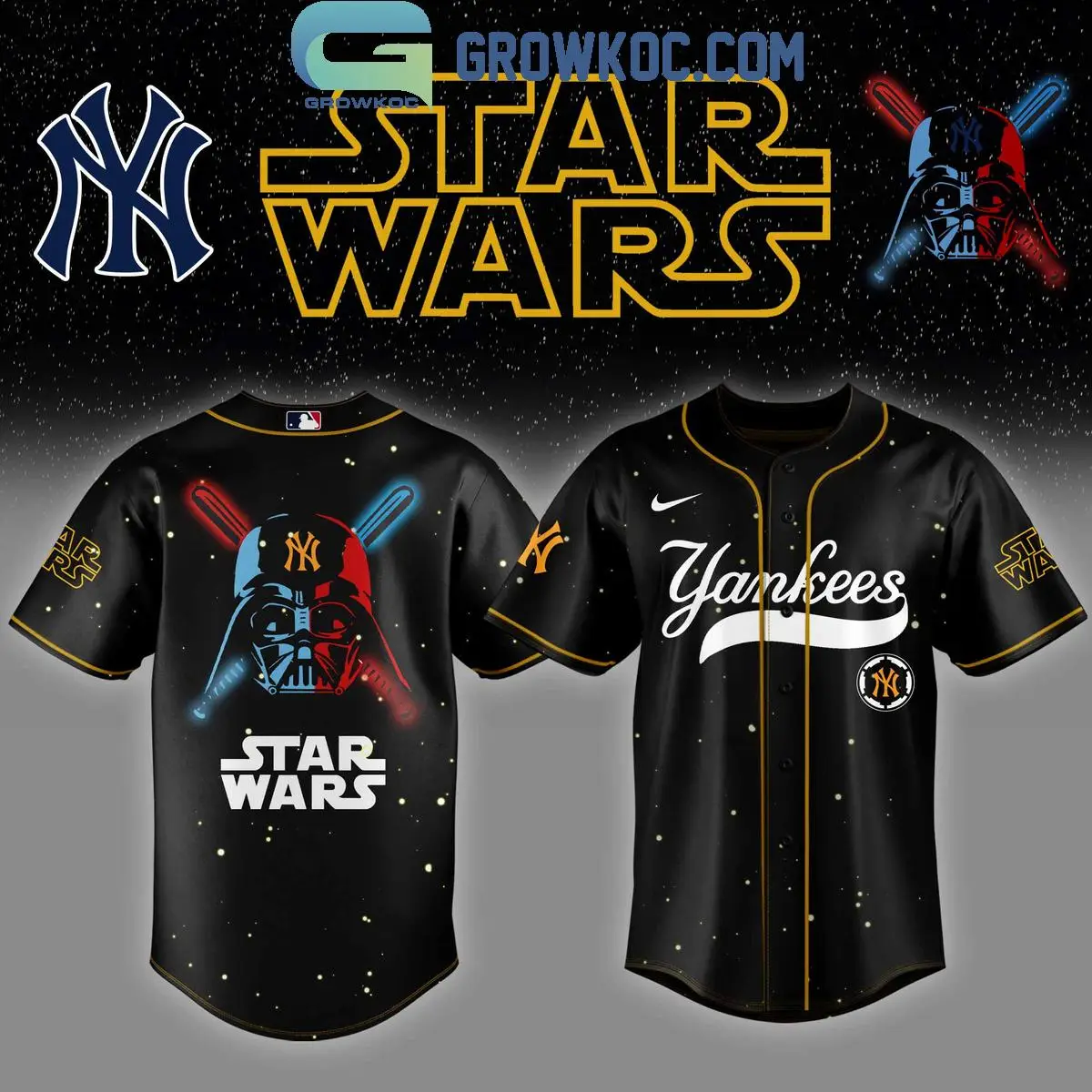 New York Yankees MLB x Star Wars 2025 Baseball Jersey
