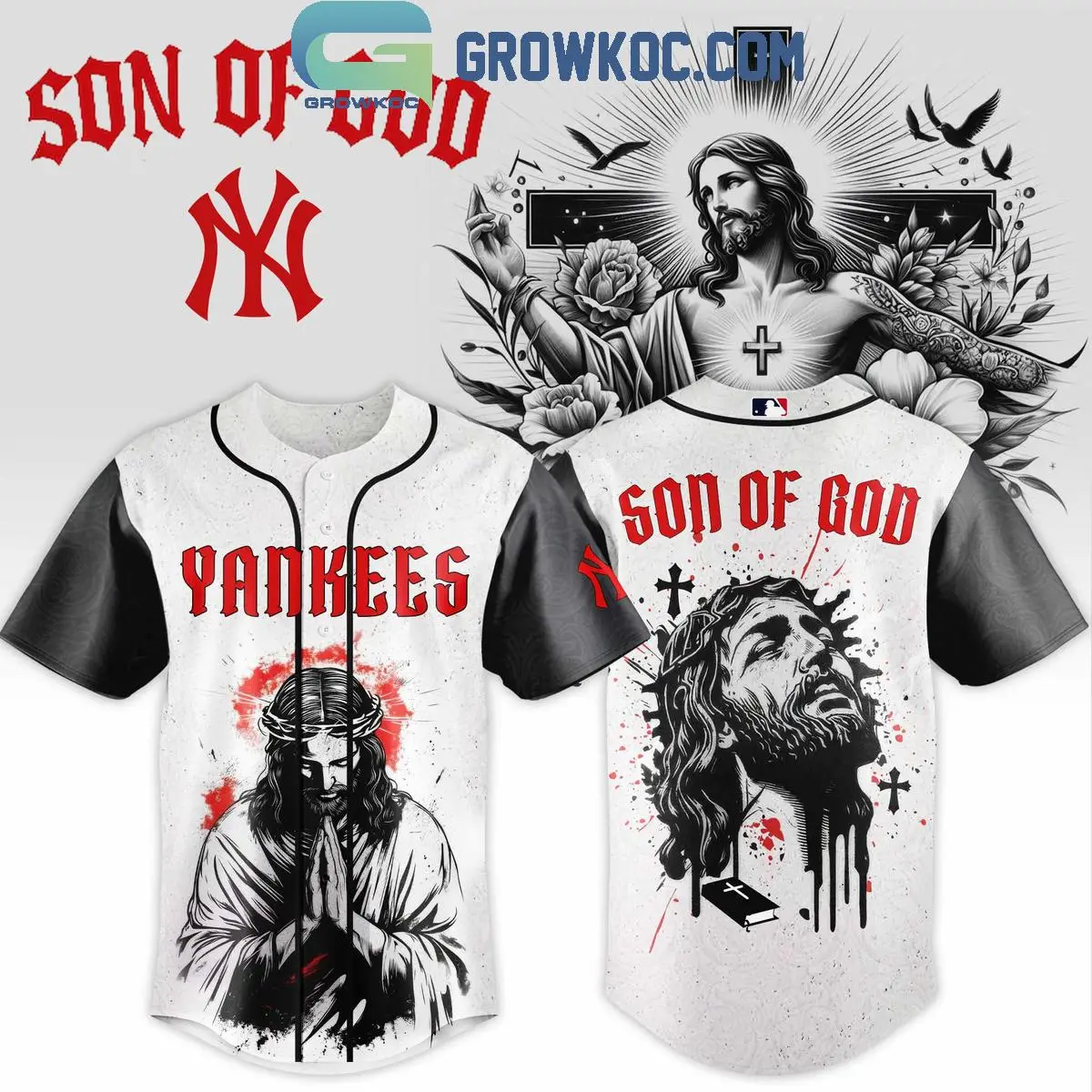 New York Yankees Son Of God Blessing Jersey