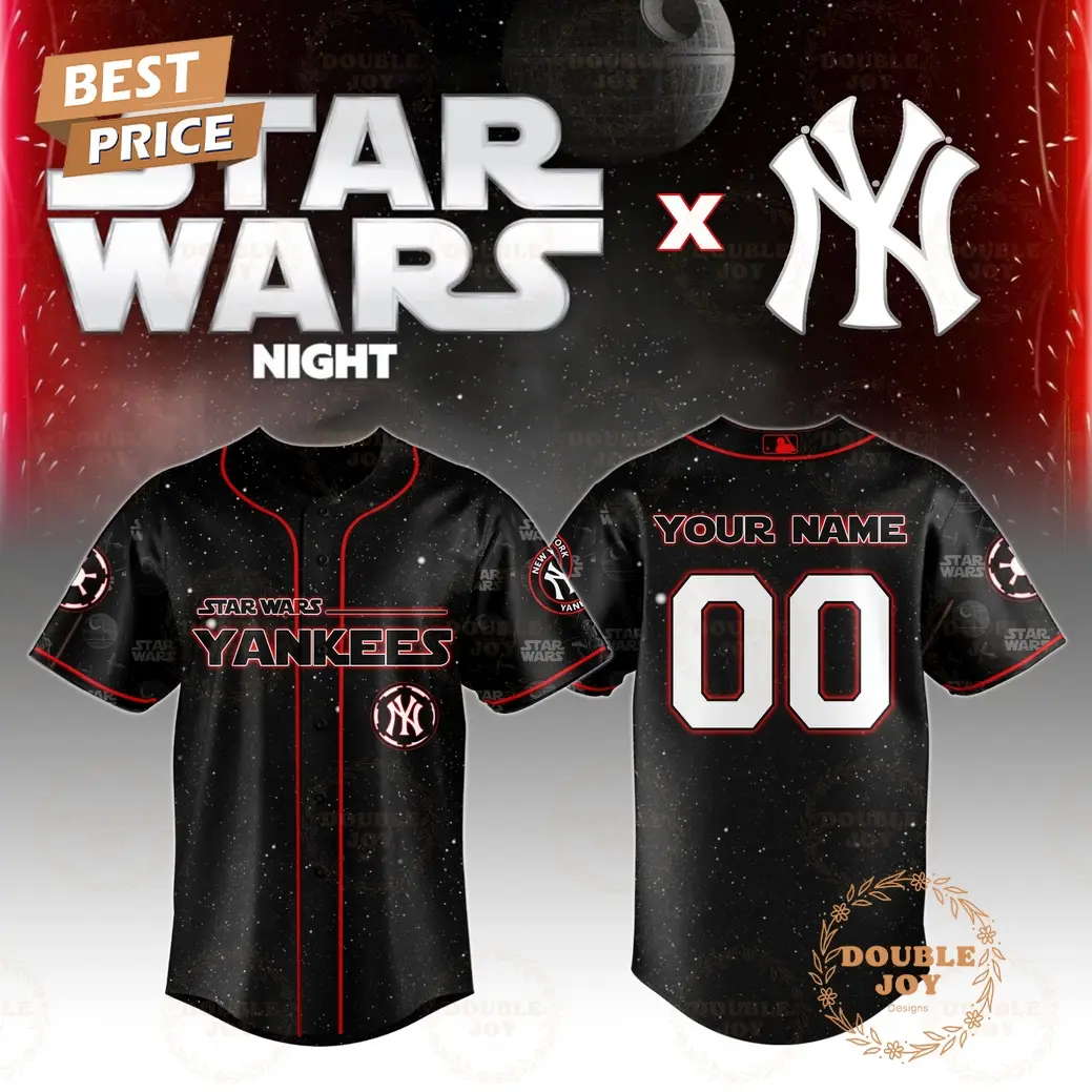 New York Yankees Star Wars 2025 Custom Name Limited Edition Baseball Jersey