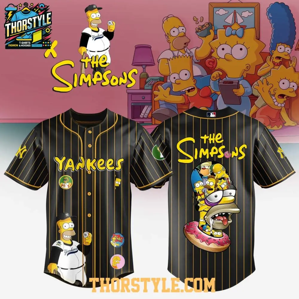 New York Yankees The Simpsons Memories 2025 Personalized Baseball Jersey