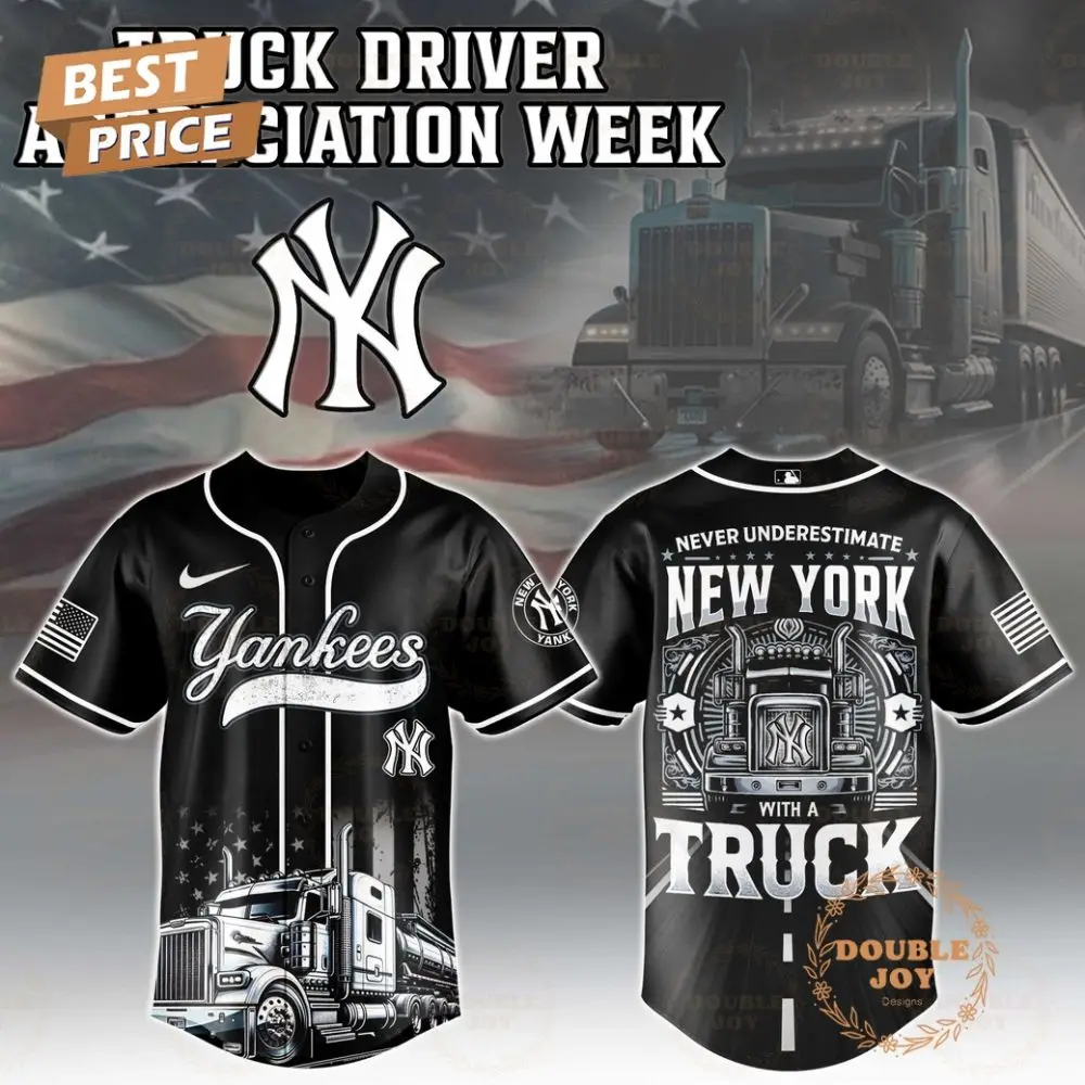 New York Yankees Truck Driver Appreciation Week 2025 Limited Edition Baseball Jersey