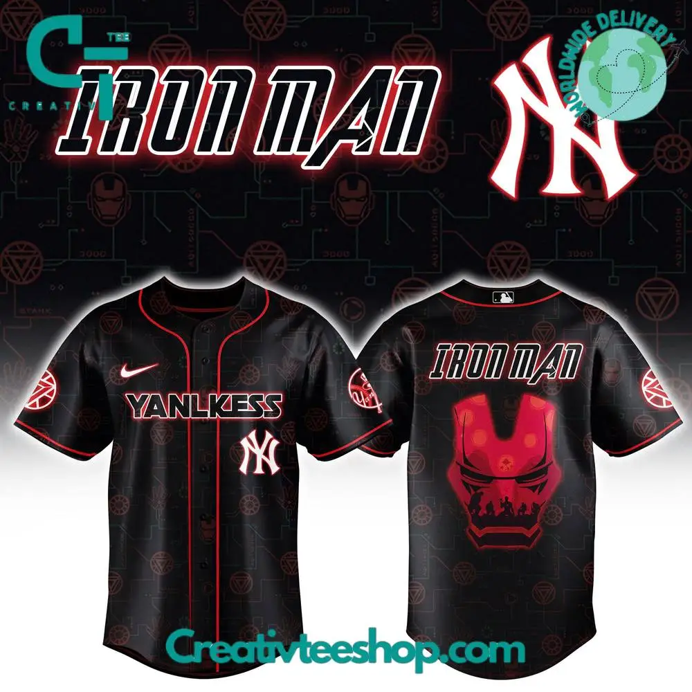 New York Yankees X Avengers Special Edition Baseball Jersey