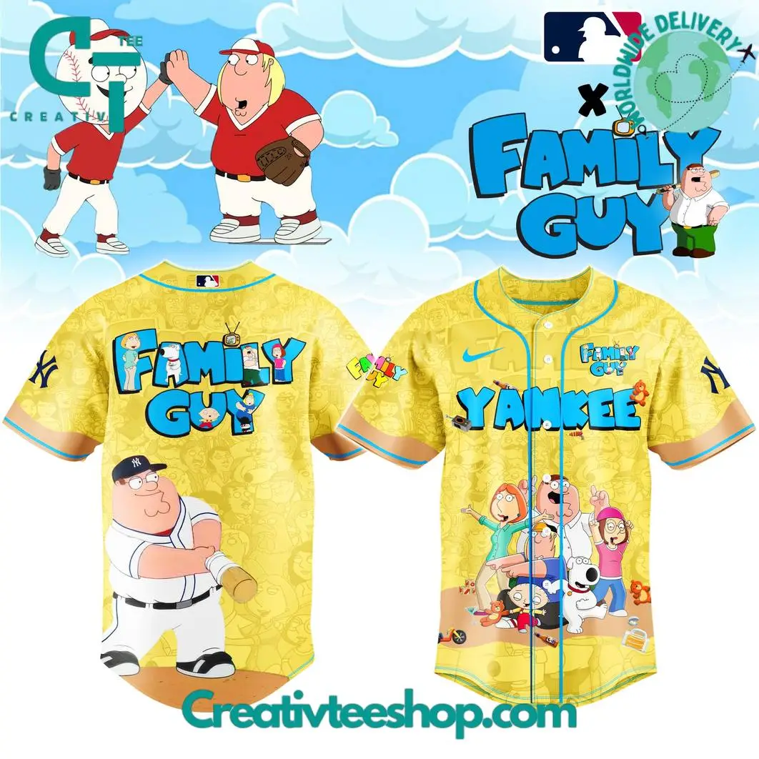 New York Yankees X Family Guy Night Special Baseball Jersey