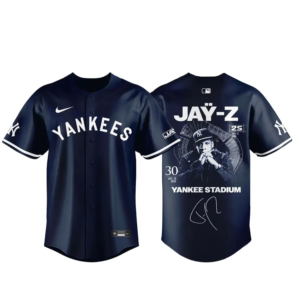 New York Yankees x Jay-Z Hometown Show 2026 Baseball Jersey - Tazila