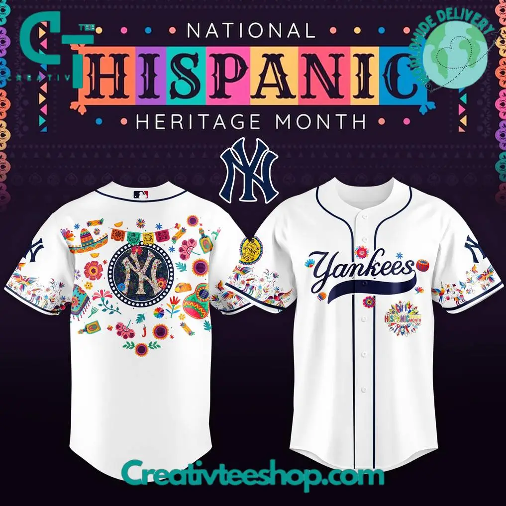 New York Yankees X National Hispanic Heritage Month Special Edition Baseball Jersey