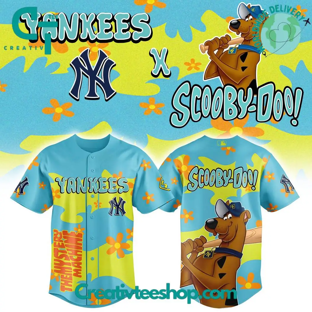 New York Yankees X Scooby-Doo Special New 2025 Baseball Jersey New York Yankees X Scooby-Doo Special New 2025 Baseball Jersey - Image 1